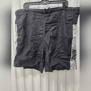 Nike Charcoal and Light Gray Sports Shorts